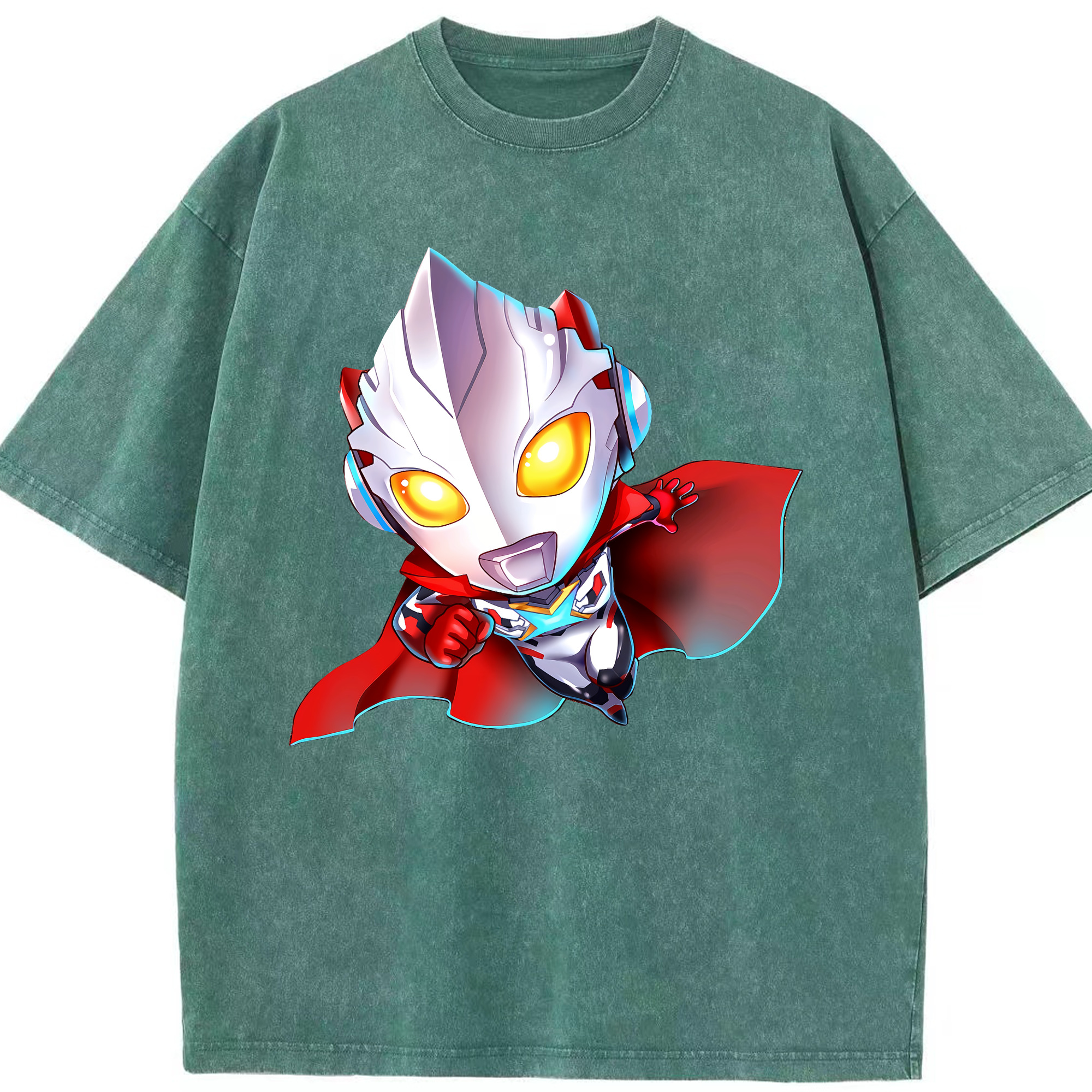 （画像用） ウルトラマン Ultraman 綿100% ヴィンテージ風 半袖Tシャツ（フロントプリント）